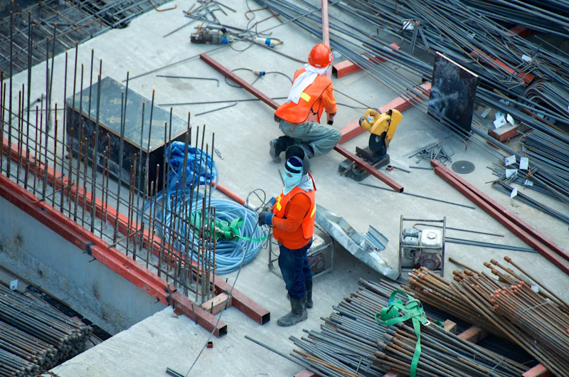 Safety Equipment — PPE and protective gear on construction site